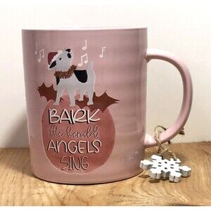 Prima Design Bark the Herald Angels Sing Christmas Ceramic Coffee Tea Mug Gift
